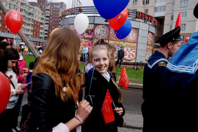 Парад Победы в Коломягах 2014